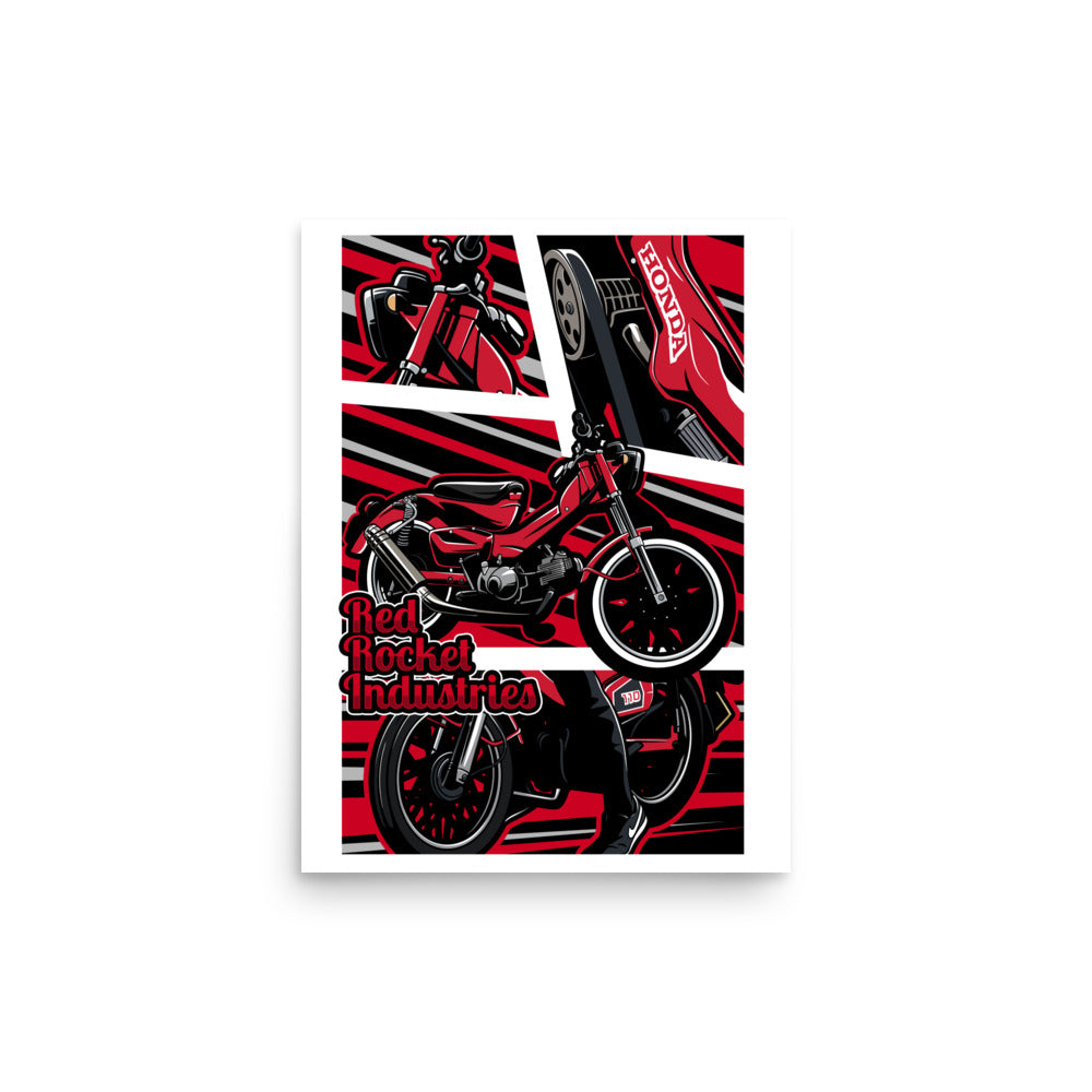 Manga - Custom Car Metal Print