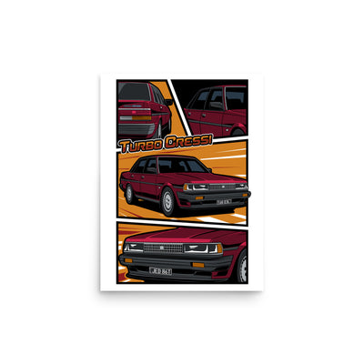 Manga - Custom Car Poster