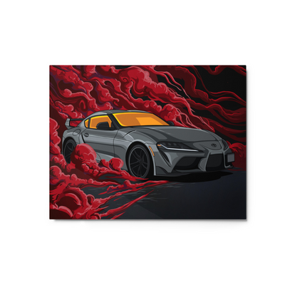 Burnout - Custom Car Metal Print