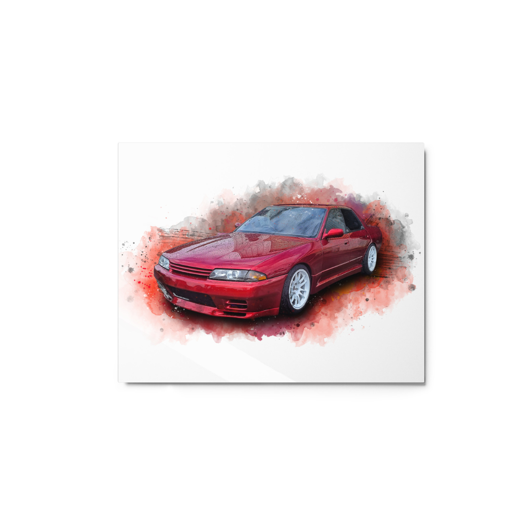 Watercolor - Custom Car Metal Print