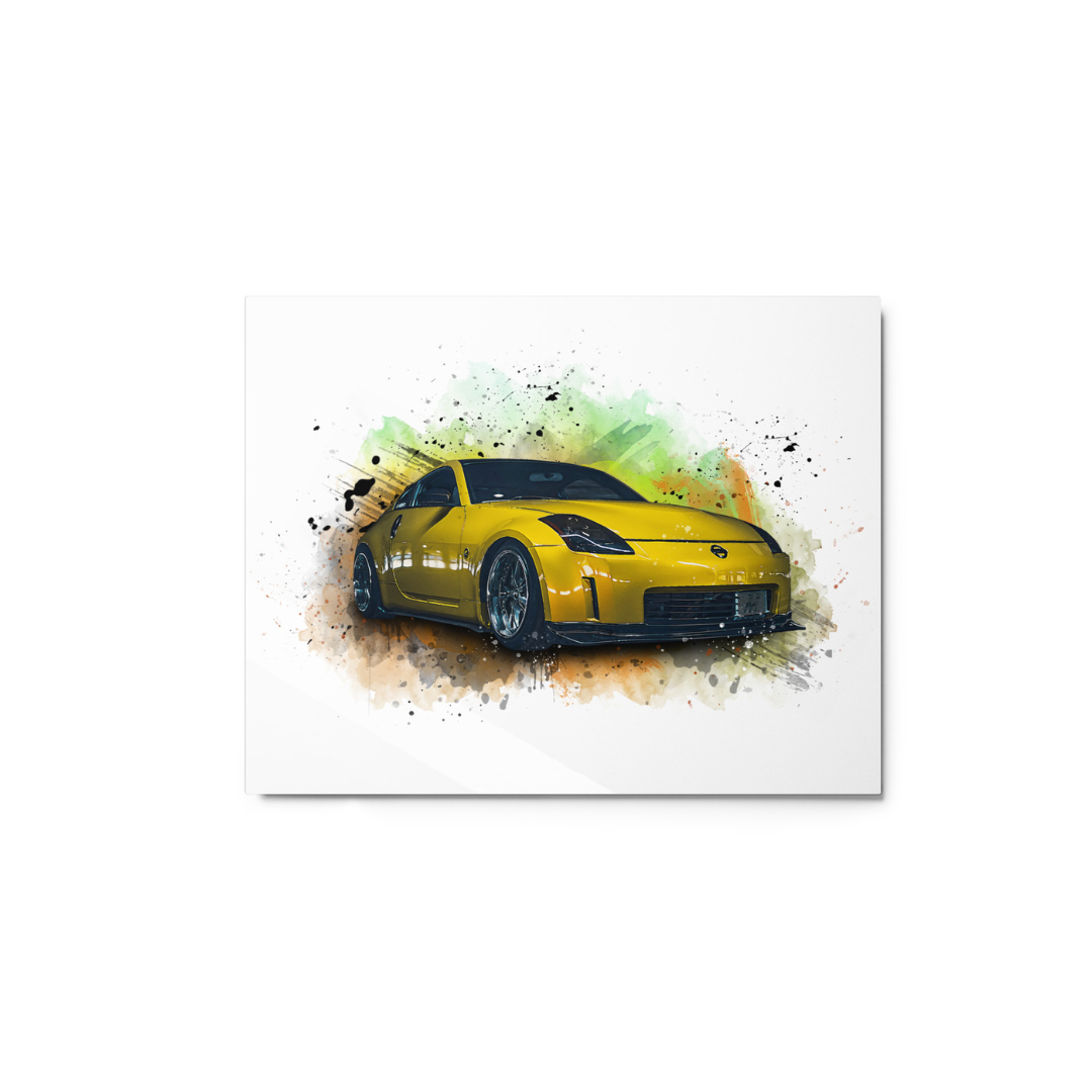 Watercolor - Custom Car Metal Print