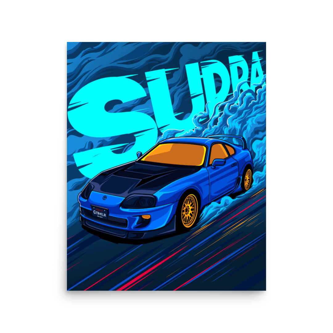 Burnout - Custom Car Poster