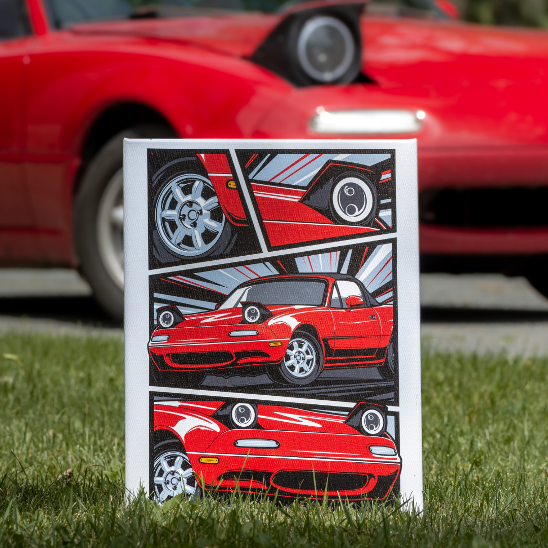 Manga - Custom Car Canvas