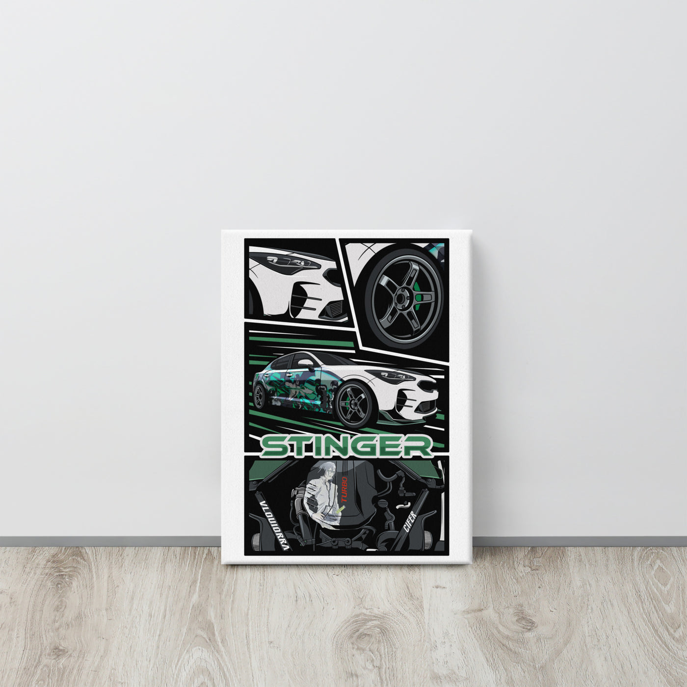 Manga - Custom Car Canvas