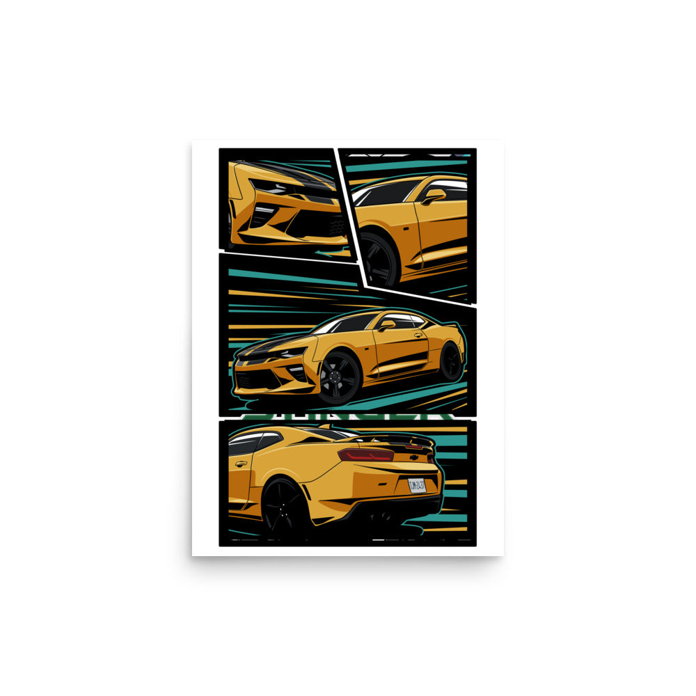 Manga - Custom Car Poster