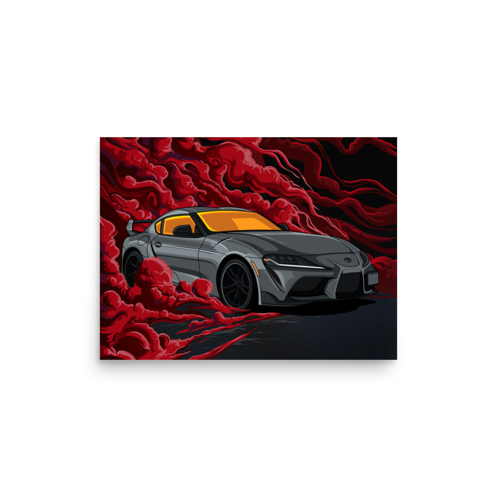 Burnout - Custom Car Poster