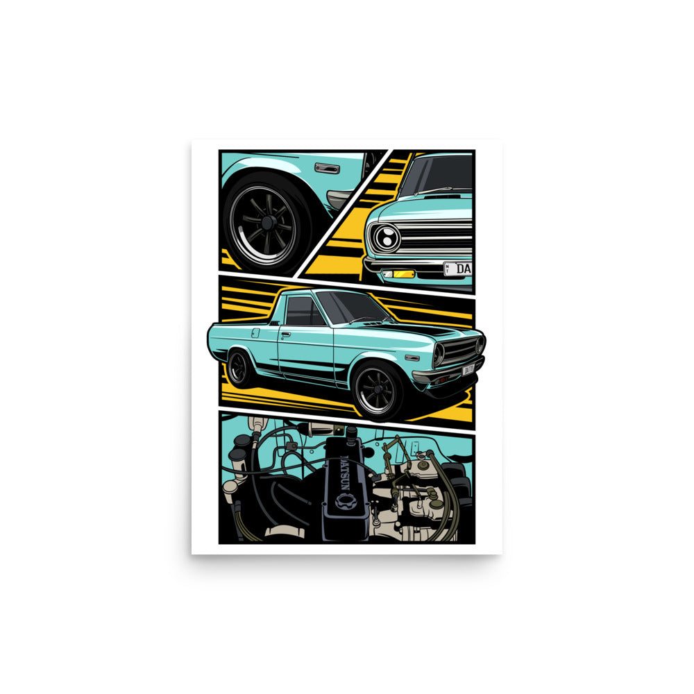 Manga - Custom Car Poster