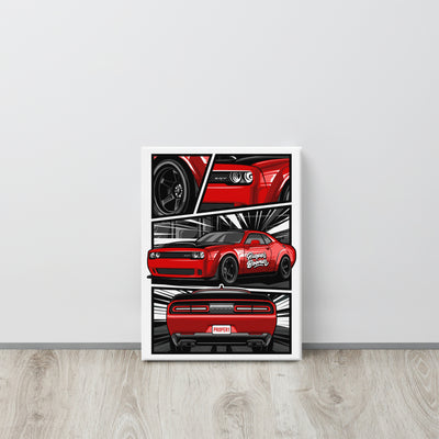 Manga - Custom Car Canvas