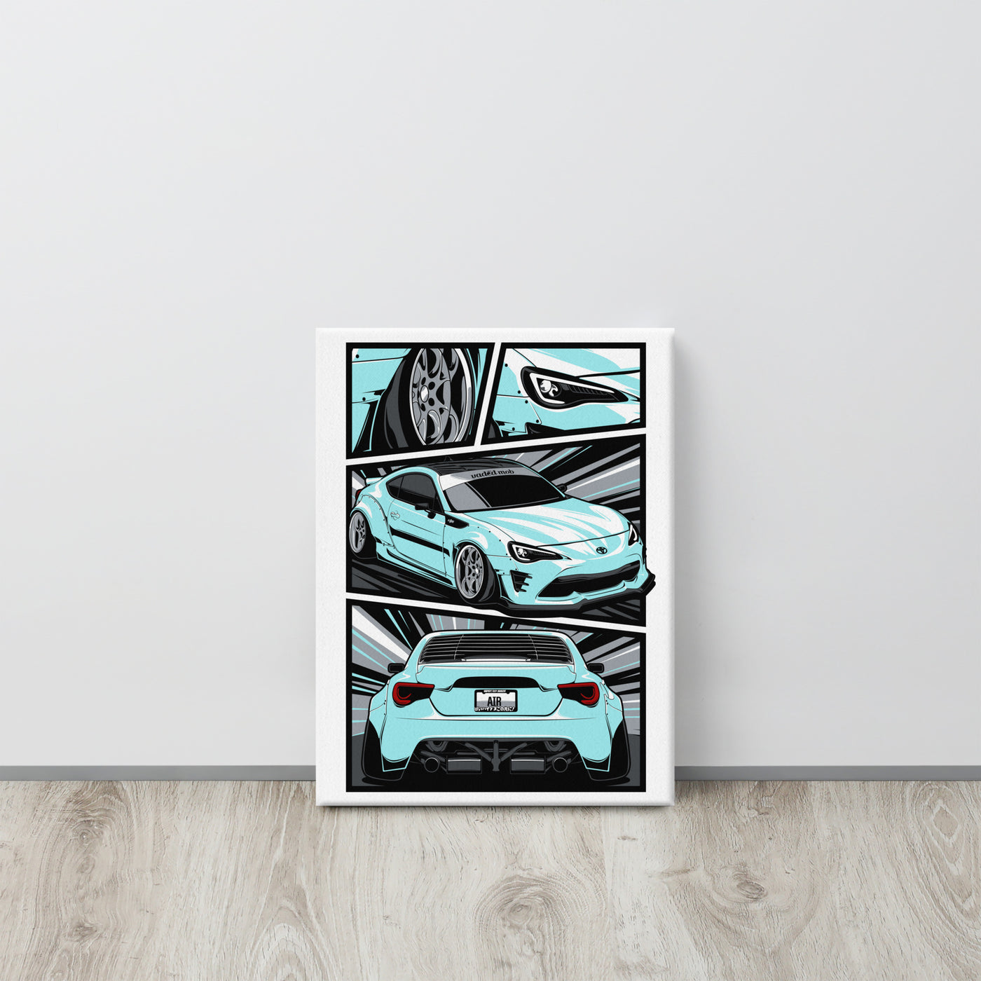 Manga - Custom Car Canvas