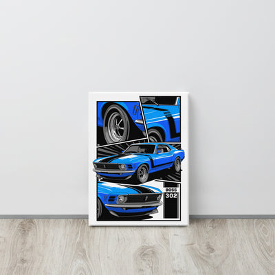 Manga - Custom Car Canvas