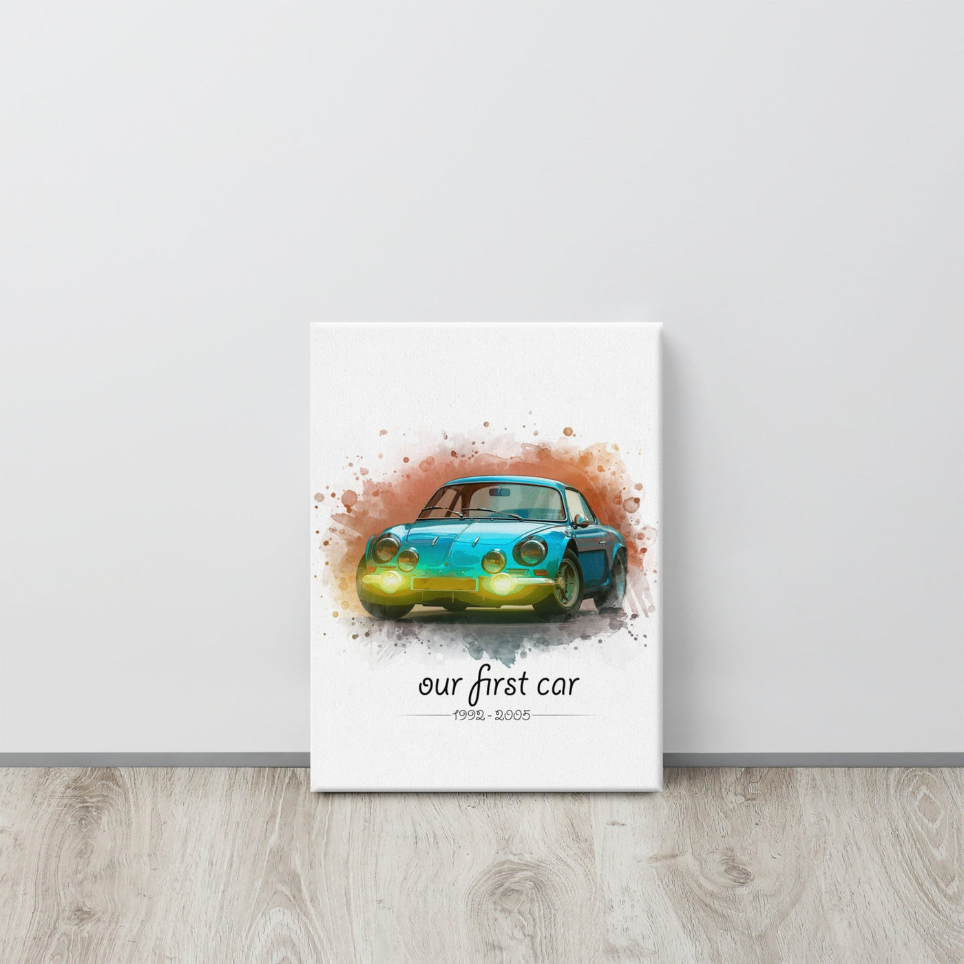 Watercolor - Custom Car Canvas