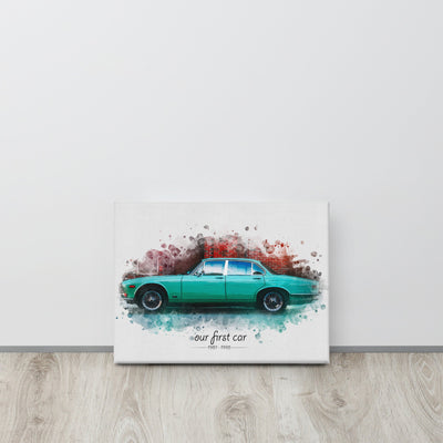 Watercolor - Custom Car Canvas