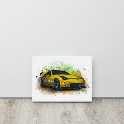 Watercolor - Custom Car Canvas