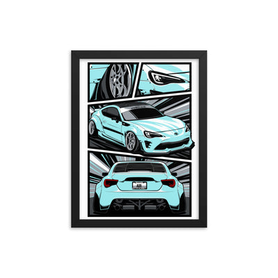 Manga - Custom Car Poster