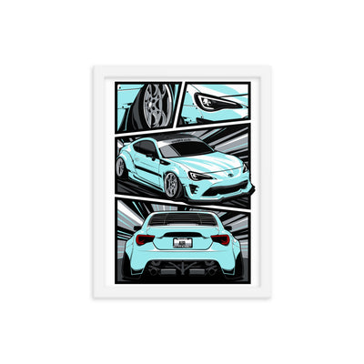 Manga - Custom Car Poster