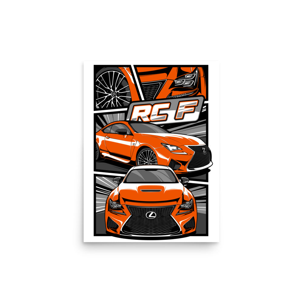 Manga - Custom Car Poster