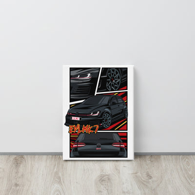 Manga - Custom Car Canvas